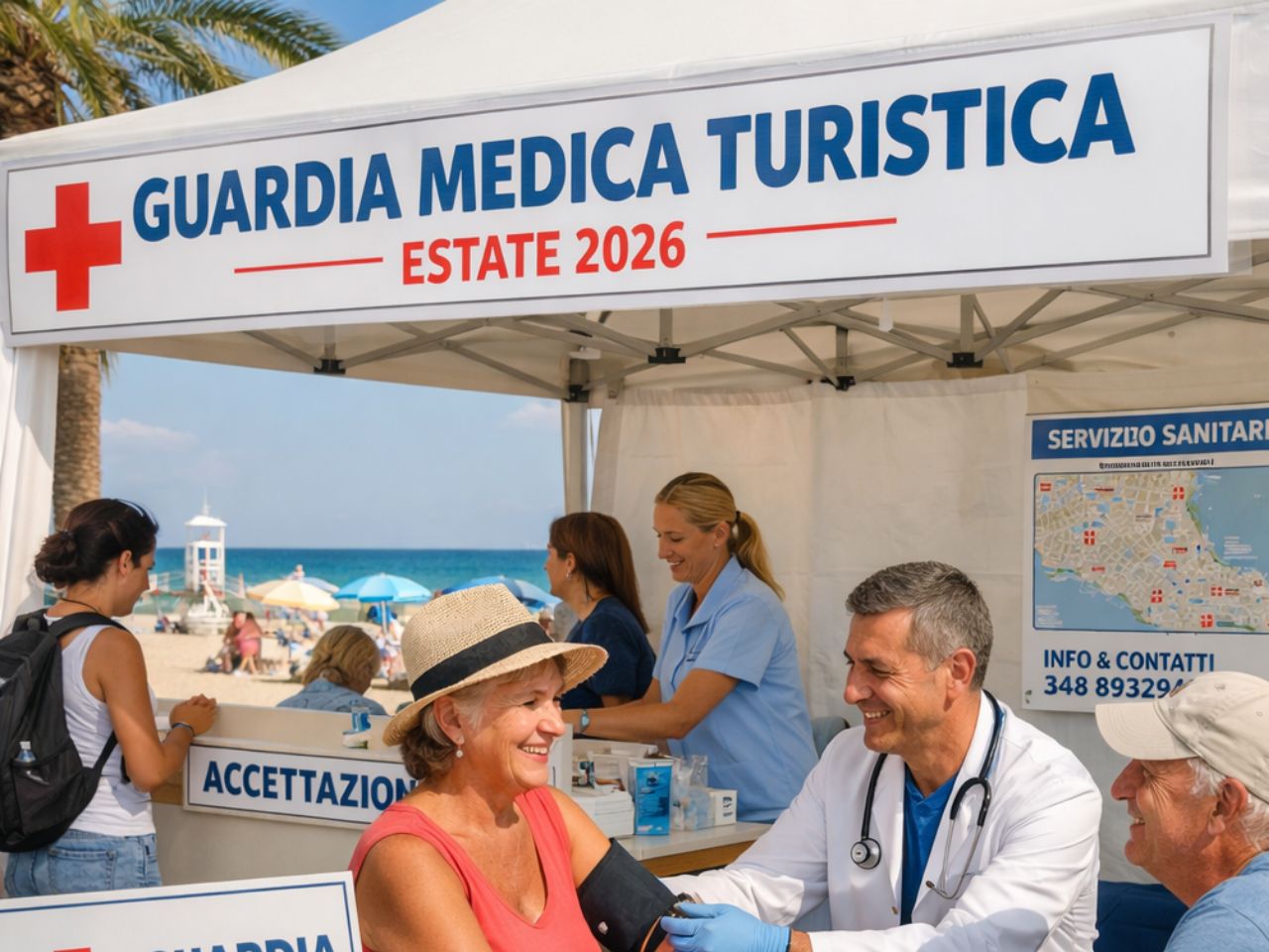 Guardia medica turistica in servizio nella costa anconetana
