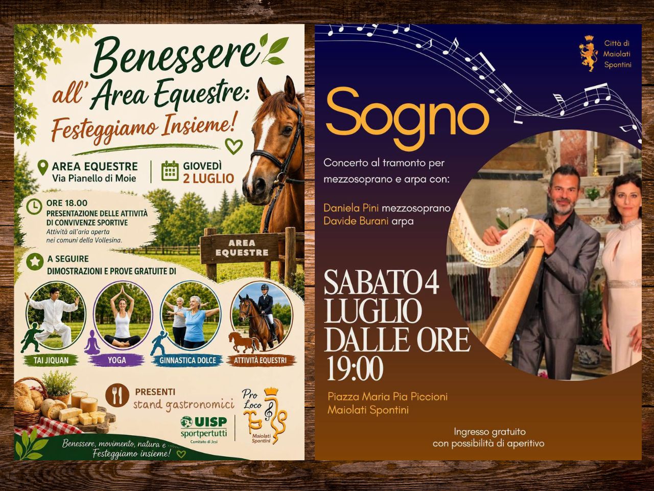 Maiolati Spontini, &ldquo;Venti d&rsquo;estate&rdquo;: tre appuntamenti tra sport, libri e musica