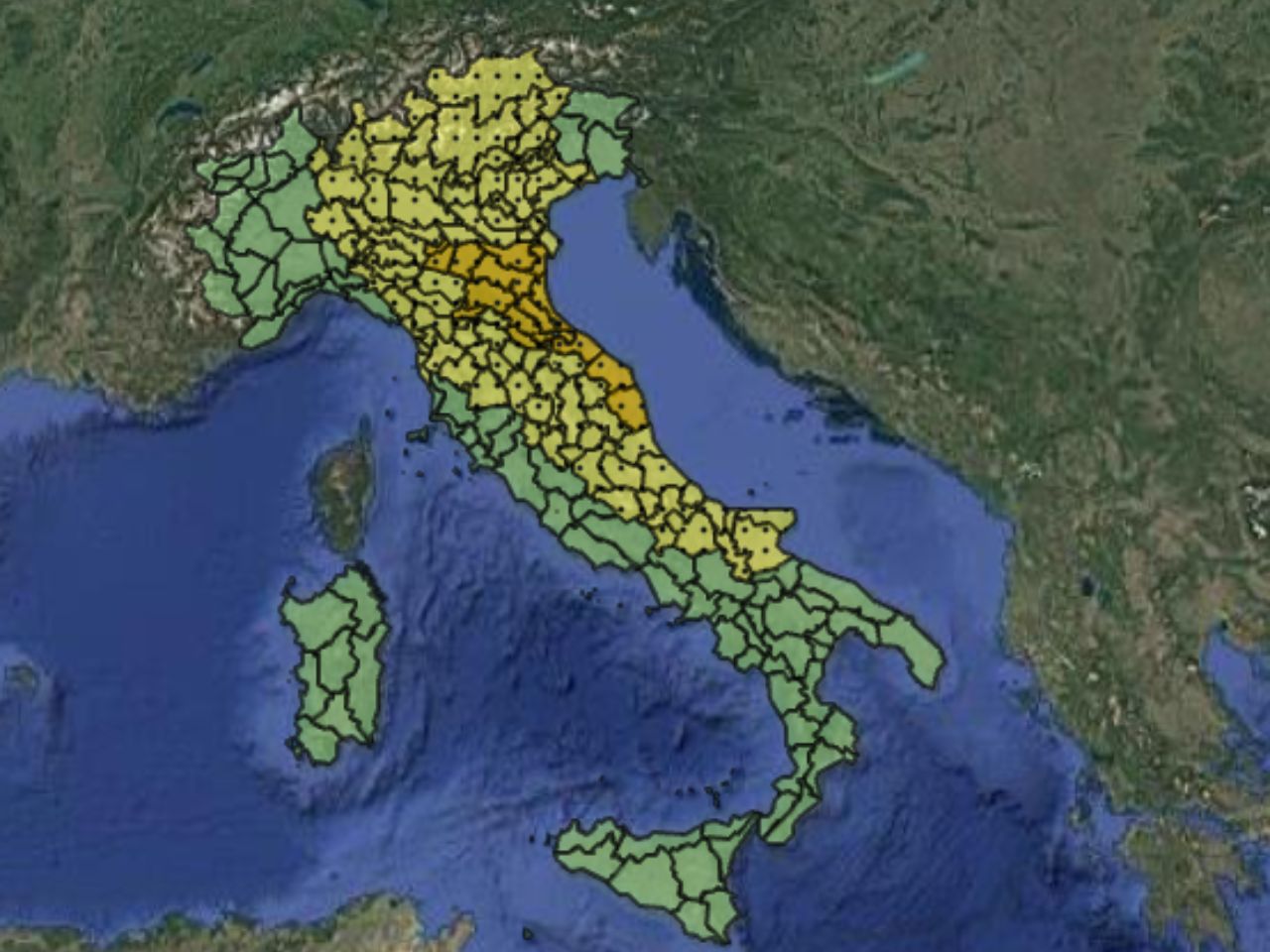 Maltempo in Italia: grandinate, nubifragi e danni ingenti in diverse regioni