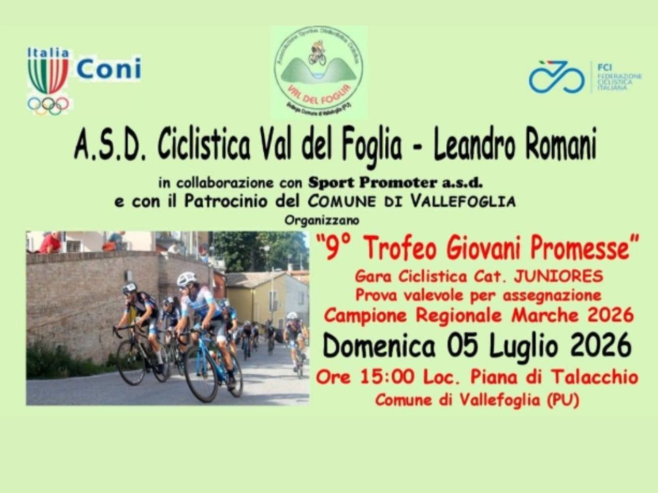 Ciclismo: Marche tra campionato regionale a Vallefoglia e Italiani a Laives
