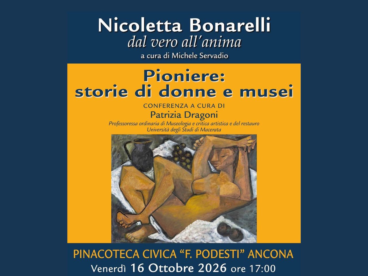 Ancona, alla Pinacoteca Podesti storie di donne che hanno cambiato i musei italiani